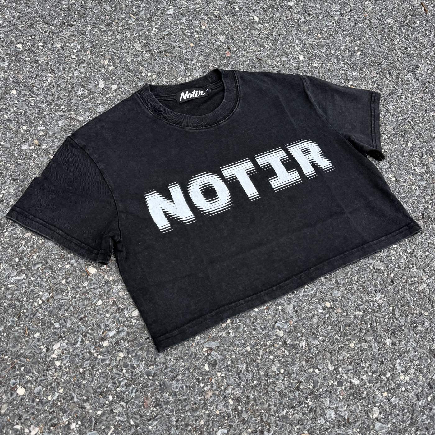"Distorted" Cropped T-Shirt (Women's)