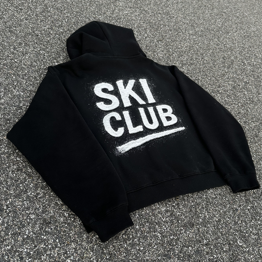 "Ski Club" Zip-Up Hoodie
