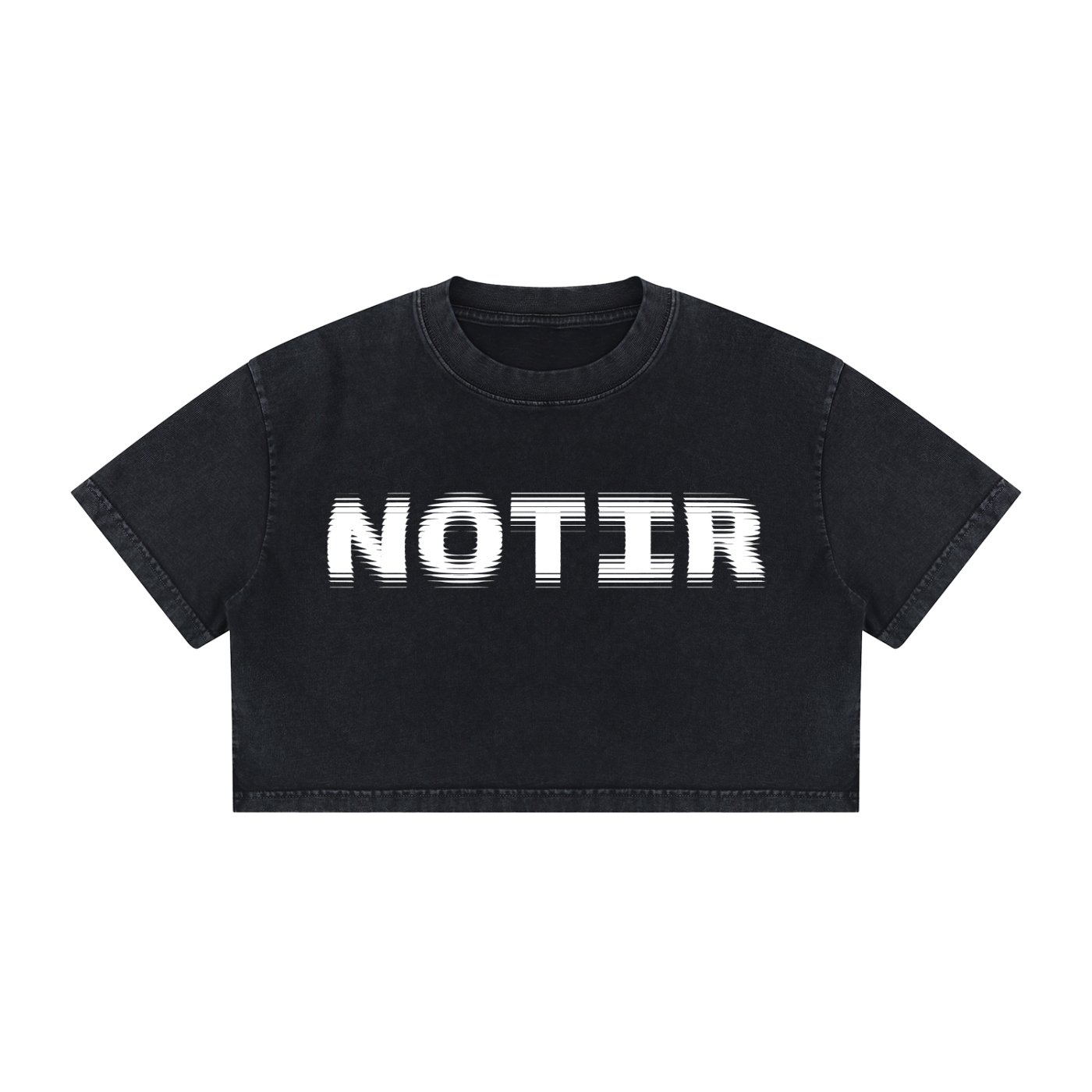 "Distorted" Cropped T-Shirt (Women's)