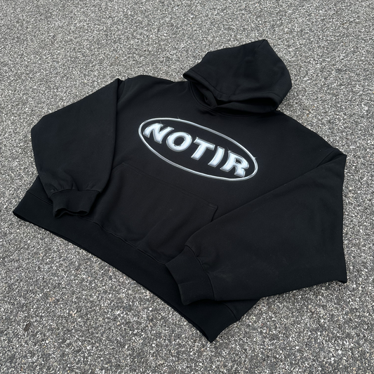 "Y2K Chrome Logo" Hoodie